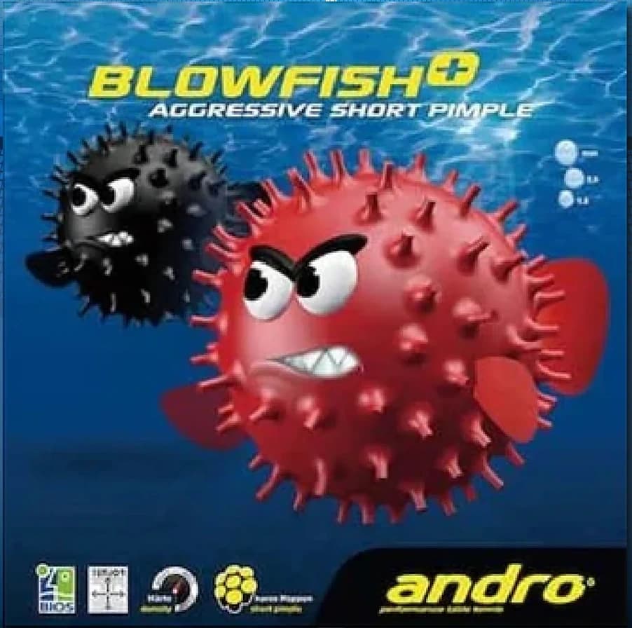 Andro Blowfish - Table Tennis Rubbers Discount