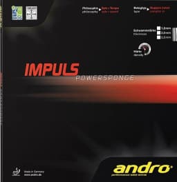 Andro Impuls Powersponge table tennis rubber