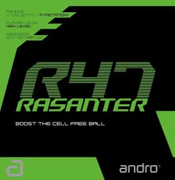 Andro Rasanter R47 table tennis rubber