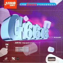DHS G666 table tennis rubber