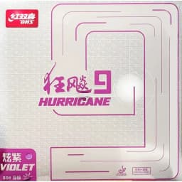 DHS Hurricane 9 Pink table tennis rubber