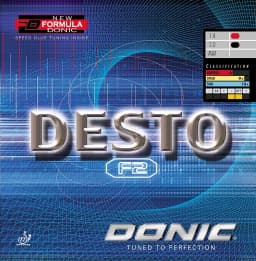 Donic Desto F2 table tennis rubber