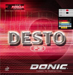 Donic Desto F3 table tennis rubber