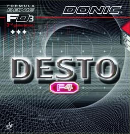 Donic Desto F4 table tennis rubber