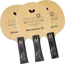 Butterfly Balsa Carbo X5 table tennis blade