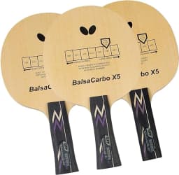 Butterfly Balsa Carbo X5 table tennis blade